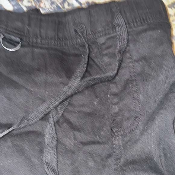 NWT SP essentials men’s drawstring elastic joggers pants bottoms black LG - Picture 6 of 14